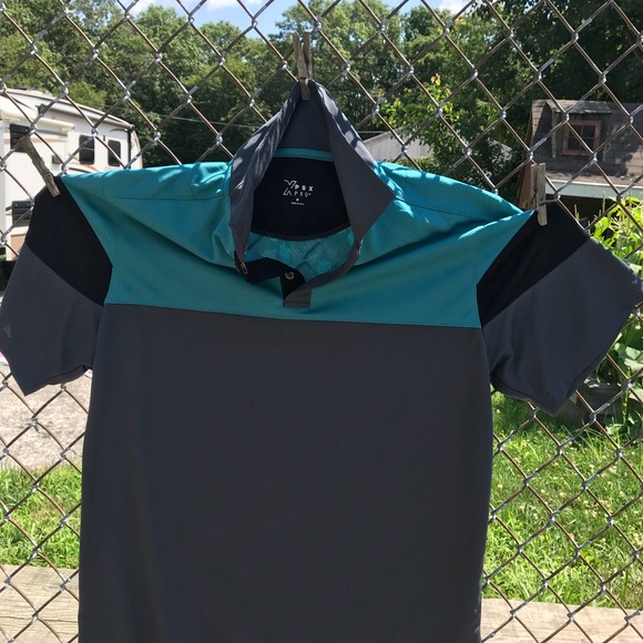 Polo shirt, tri tone , worn once - Picture 1 of 1